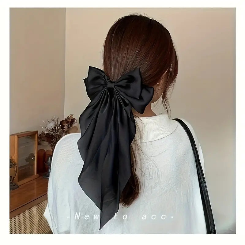 Stylish Satin Bow Large