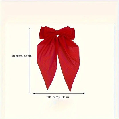 Stylish Satin Bow Large