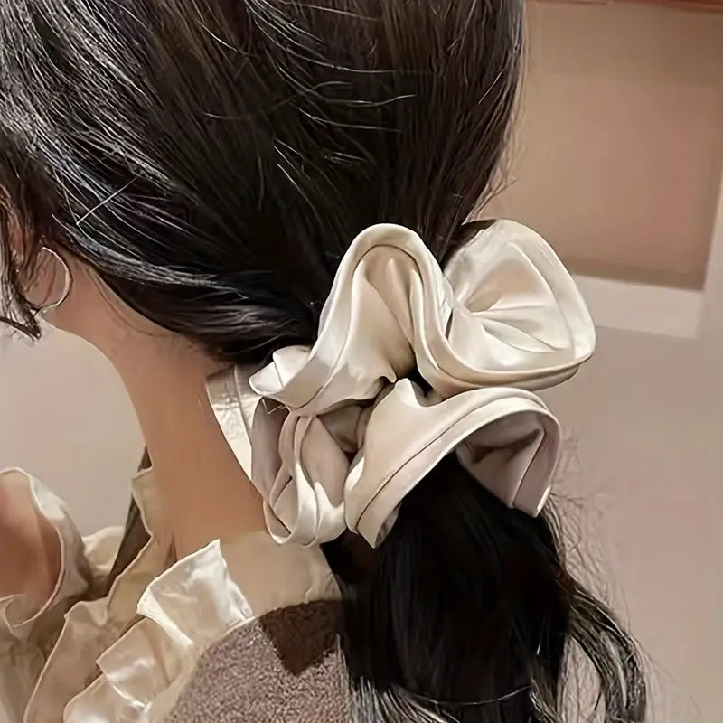 Ruffled Silky Scrunchies